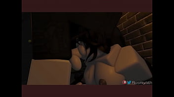 Roblox slut gets pounded in a back allyway