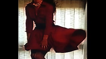 Lady in red for her boyfriend