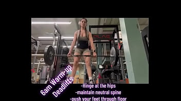 6am warm up deadlifts hinge at the hips maintain neutral spine push your feet through floor pull weight up keep bar