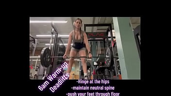 6am warm up deadlifts hinge at the hips maintain neutral spine push your feet through floor pull weight up keep bar