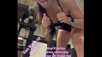 6am warm up deadlifts hinge at the hips maintain neutral spine push your feet through floor pull weight up keep bar