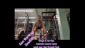 6am warm up deadlifts hinge at the hips maintain neutral spine push your feet through floor pull weight up keep bar