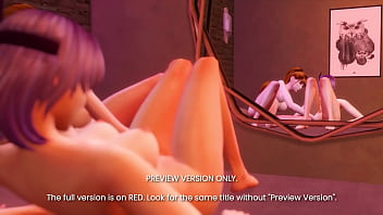 Kasumi x ayane & hitomi x lei fang wild night in private beach house