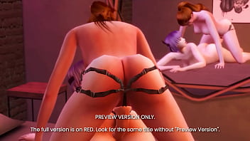 Kasumi x ayane & hitomi x lei fang wild night in private beach house