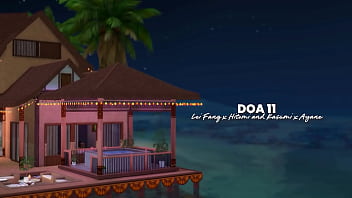 Kasumi x ayane & hitomi x lei fang wild night in private beach house