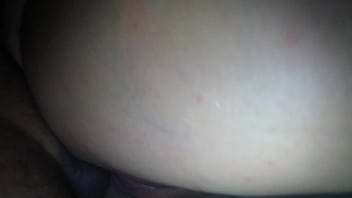 Fucking and creampie by the friend of my husband in the shower while taking a bath