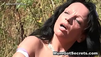 Horny milf gets fucked hard outdoor free