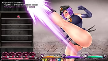 Big titted warden must stop horny rioters