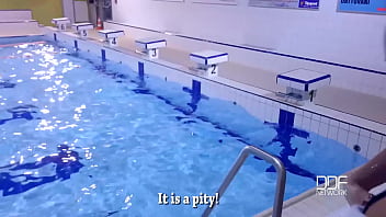 Natural tit blonde delivers debut pov blowjob