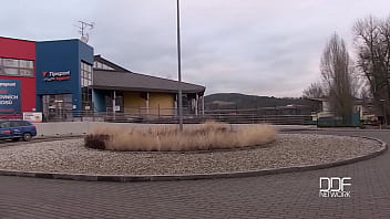 Natural tit blonde delivers debut pov blowjob