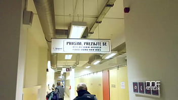 Natural tit blonde delivers debut pov blowjob