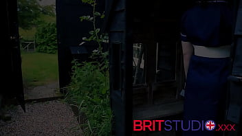 Hot british nurse gives you an instructional joi using a banana