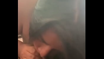 Sucking on cock and enjoying it