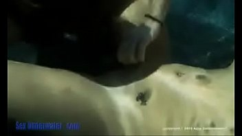 Lesbian bitches eat out their pussy in the sea