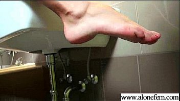 Lovely girl use all kind of things to masturbate vid 16