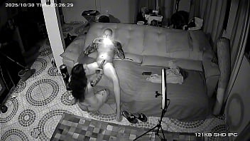 Bastidores de casal gravando a foda pra assistir depois