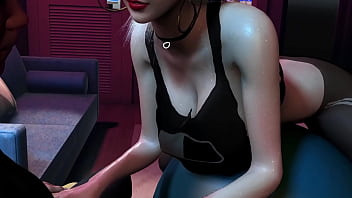 3d big boobs mature milf teasing the big cock to fuck her wet pussy and make her orgasm