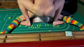 Fucking slut sex on a lucky table is a lot of fun Fucking slut sex on a lucky table is a lot of fun