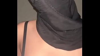 Hijab on tits out • arab muslim babe plays with her boobs and moans like a horny slut