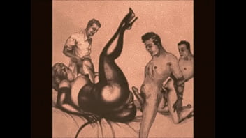Retro erotic art