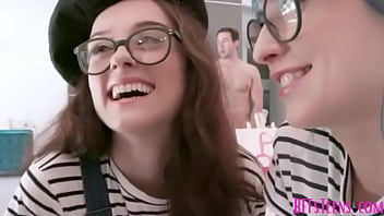 Lesbian bffs enjoying hard dicking lesson from one lucky guy Lesbian bffs enjoying hard dicking lesson from one lucky guy
