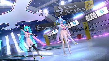 Hatsune miku conejita desnuda