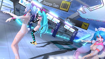Hatsune miku conejita desnuda