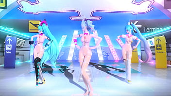 Hatsune miku conejita desnuda
