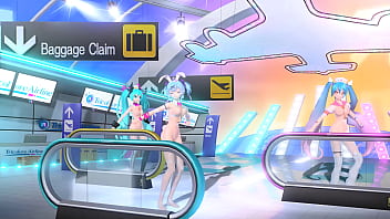 Hatsune miku conejita desnuda