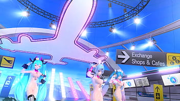 Hatsune miku conejita desnuda