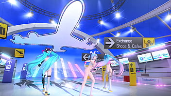 Hatsune miku conejita desnuda
