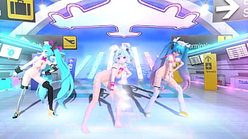 Hatsune miku conejita desnuda