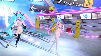 Hatsune miku conejita desnuda