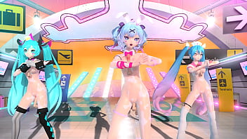 Hatsune miku conejita desnuda