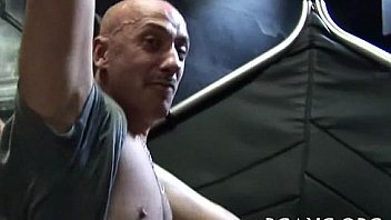 Girl and guy in oral job job