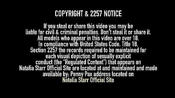 Gorgeous blonde natalia starr dildo fucks as hard & deep as she can