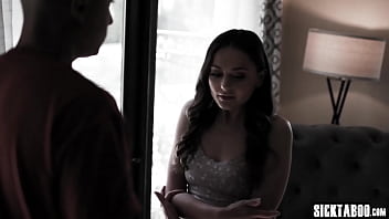 Sexy big booty teen swallowed big hard cock and enjoyed rough pussy fucking