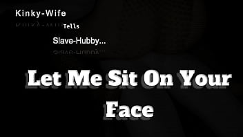 Hubby licking wife's pussy