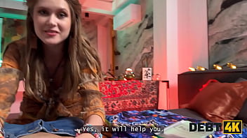 Debt4k sexy witch una fairy sucks big collector's dick