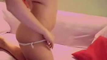 Huge erect tits stand to attention during camming session