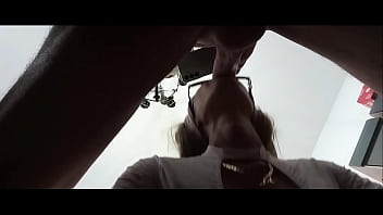 Preview milf gives a quick blowjob with a cum explosion in her mouth