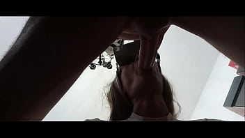 Preview milf gives a quick blowjob with a cum explosion in her mouth