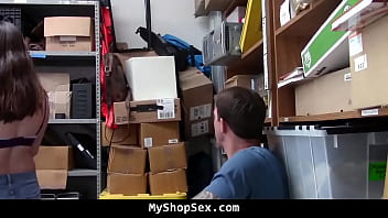 Shoplyfter teen fucked