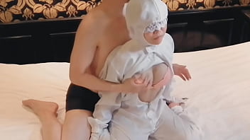 半導体製造工場勤務の巨乳人妻検査員のおっぱいを揉んで手マンする。home made amateur 個人撮影 kawasaki jk