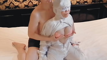 半導体製造工場勤務の巨乳人妻検査員のおっぱいを揉んで手マンする。home made amateur 個人撮影 kawasaki jk