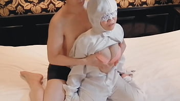 半導体製造工場勤務の巨乳人妻検査員のおっぱいを揉んで手マンする。home made amateur 個人撮影 kawasaki jk