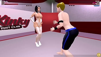 Blake vs vania kinky fight club femdom sexfight
