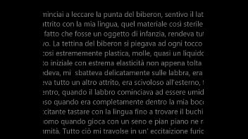 Pompino e sesso con un biberon