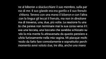 Pompino e sesso con un biberon