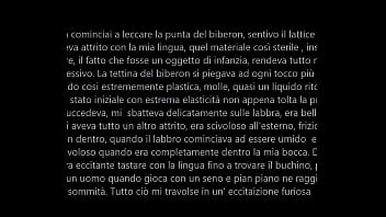 Pompino e sesso con un biberon